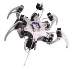 Araignée hexapode bionique éducative argentée de 6 jambes de robot de Diy Arduino DOF