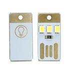Lancement portatif mini Keychain 3 LED de pixel du module 0,2 de lumière de nuit d'USB pour camper