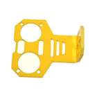 Support fixe de la parenthèse HC-SR04 le millimètre d'épaisseur de la couleur de jaune de capteur de distance 2,8 - 3,1