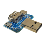 Mâle micro de conseil d'USB d'adaptateur multiple d'USB 4P au type femelle convertisseur de C USB