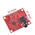 Mesure du kit AD8232 ECG de module de capteur de surveillance du coeur ECG d'impulsion 35,6 * 27.8mm
