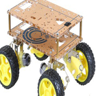 châssis de voiture de robot de 400mAh 4WD avec le moteur de C.C