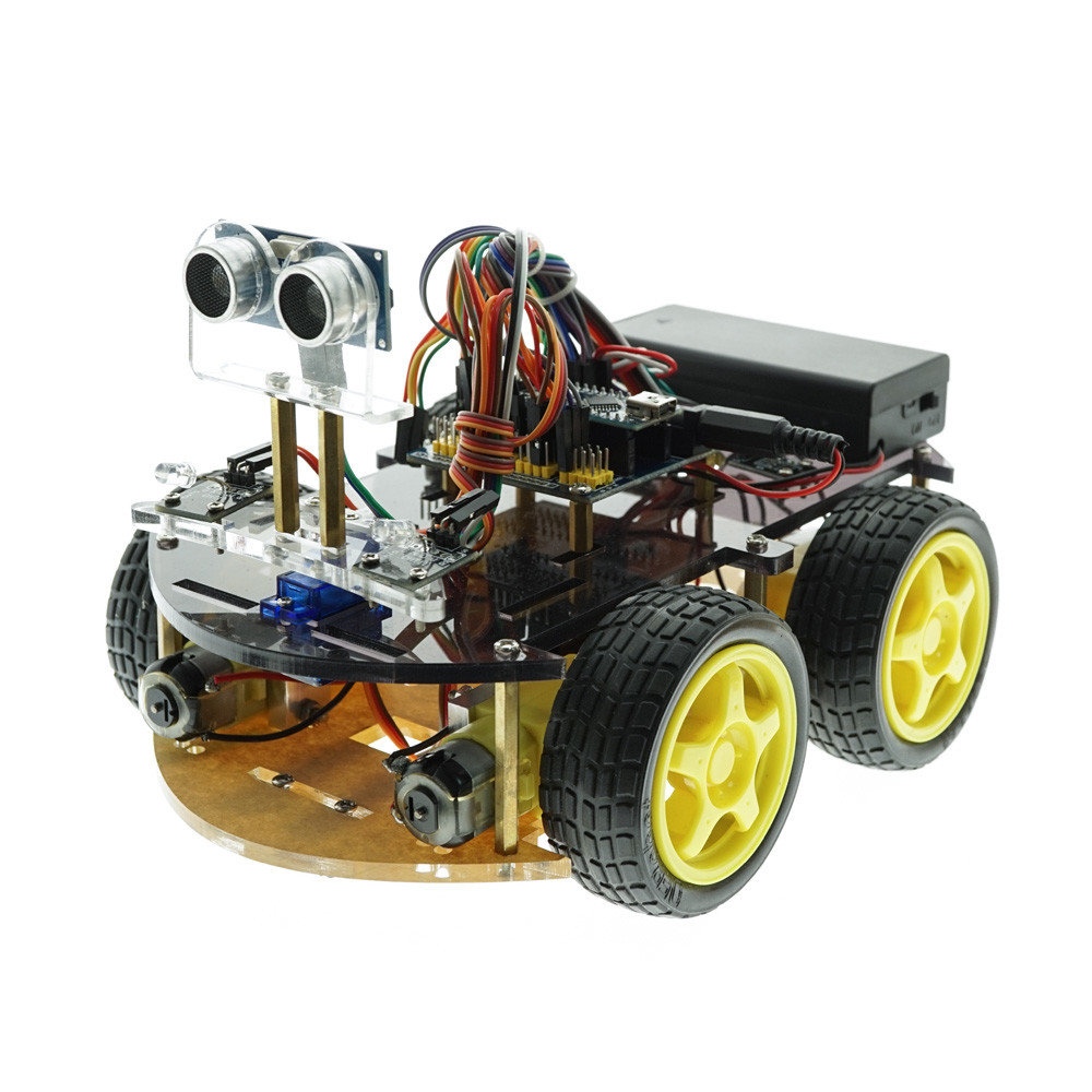 Le nano V3.0 Arduino a basé le robot cheminement de Bluetooth/manière d'éviter intelligents d'obstacle