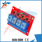 module de relais de la Manche 5V/12V 4/carte d'expansion pour Arduino (panneau rouge)