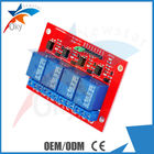 Module de relais d'Arduino de canal du code 4 de démo, module de commande du relais 5V/12V