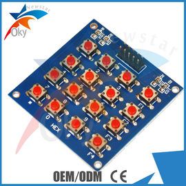 Module de matrice de points de LED de la carte PCB 4 x 4 de 16 claviers pour Arduino, panneau de commutateur de bouton de MCU/AVR/BRAS