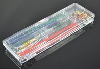 Les kits de câblage de fils de pullover de planche à pain de Solderless, ligne de panneau de pain rouge/PCs de l'orange 140/boîte