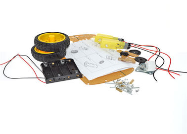Ligne traçant l'encodeur de vitesse de robot de voiture d'Arduino avec la couleur jaune OKY5038