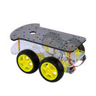 La voiture intelligente de robot de C.C 6V DIY a prolongé le double d'entraînement à quatre roues d'édition - plate-forme