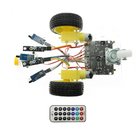 Ligne à télécommande infrarouge de cheminement de kit de robot de voiture de 7V-12V Arduino de lutte contre l'incendie