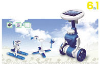 Kit en plastique bleu/blanc de robot de Diy Arduino DOF, 6 dans les kits solaires éducatifs de 1 Diy