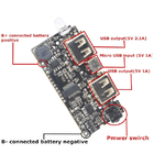 Double module de chargeur de batterie d'USB 5V 1A 18650 pour Arduino