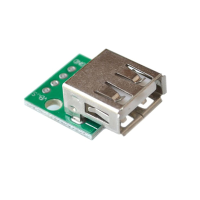 USB au panneau de convertisseur de carte PCB de connecteurs femelles d'adaptateur d'IMMERSION de 2.54mm