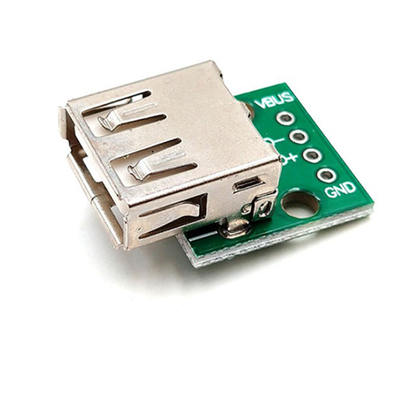 USB au panneau de convertisseur de carte PCB de connecteurs femelles d'adaptateur d'IMMERSION de 2.54mm