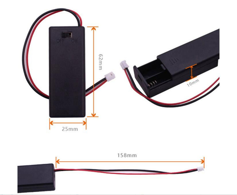 Boîte de rangement de batterie d'OKYSTAR 2 D.C.A. pour Microbit