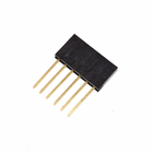 2.54mm placage à l'or de 6 8 10 boucliers de Pin Header Connector For Arduino