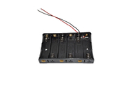 Support de batterie de support de composants électroniques de boîte de rangement des batteries 6AA