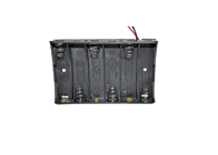 Support de batterie de support de composants électroniques de boîte de rangement des batteries 6AA
