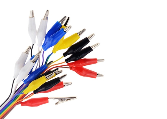 Connexion de DIY fil test 20cm 10pin Jumper Wire Male avec des agrafes