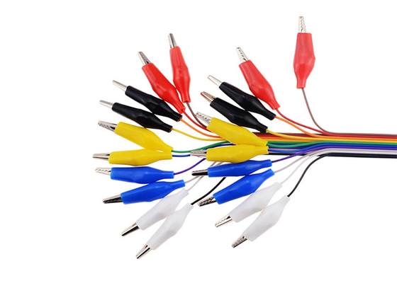 Connexion de DIY fil test 20cm 10pin Jumper Wire Male avec des agrafes