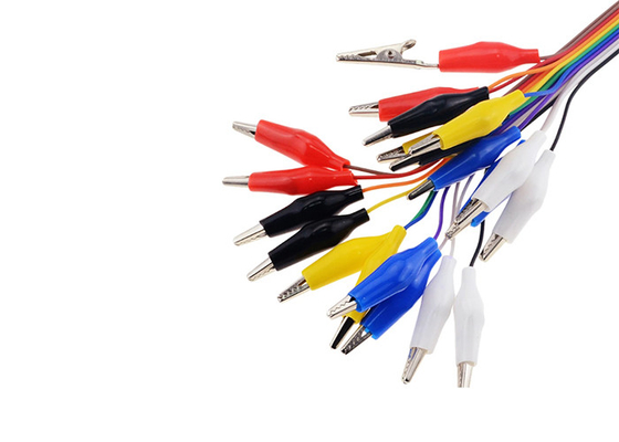 Connexion de DIY fil test 20cm 10pin Jumper Wire Male avec des agrafes