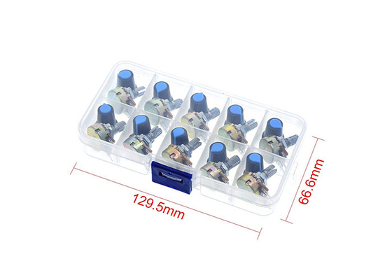 potentiomètre Kit Rotary B1K 2K 5K 10K 20K 50K 100K 500K de chandelle de 1M 15mm