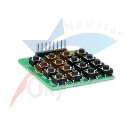 8 carte PCB 4 x de clavier de la borne 16 module de matrice de points 4 pour Arduino MCU/AVR/BRAS