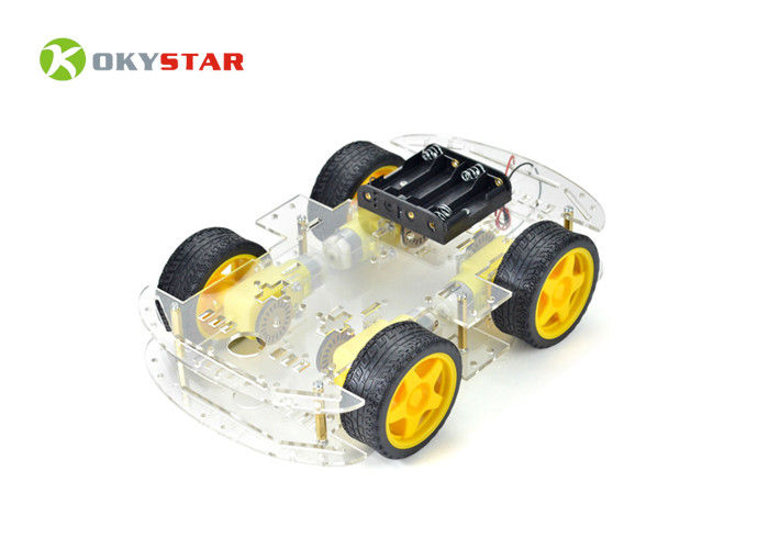 kit futé de châssis de robot de voiture d'Arduino de la Science de 4WD DIY/voiture de robot pour des jeux de lycée