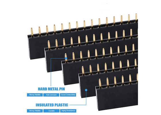 Panneau simple droit de carte PCB de rangée Pin Header Strip Starter Kit féminin pour Arduino 120pcs